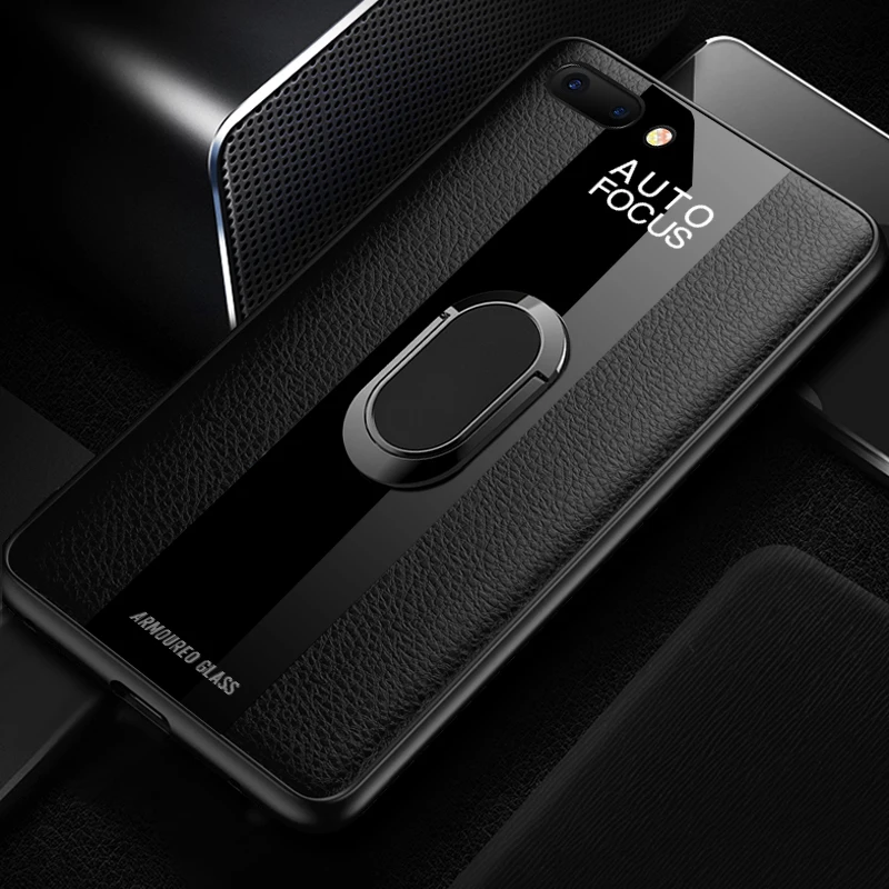 Роскошный мягкий силиконовый кожаный чехол для iPhone X, XR, XS Max, 7, 8 Plus, 6, 6S Plus, автомобильный магнитный держатель, подставка, стеклянный чехол