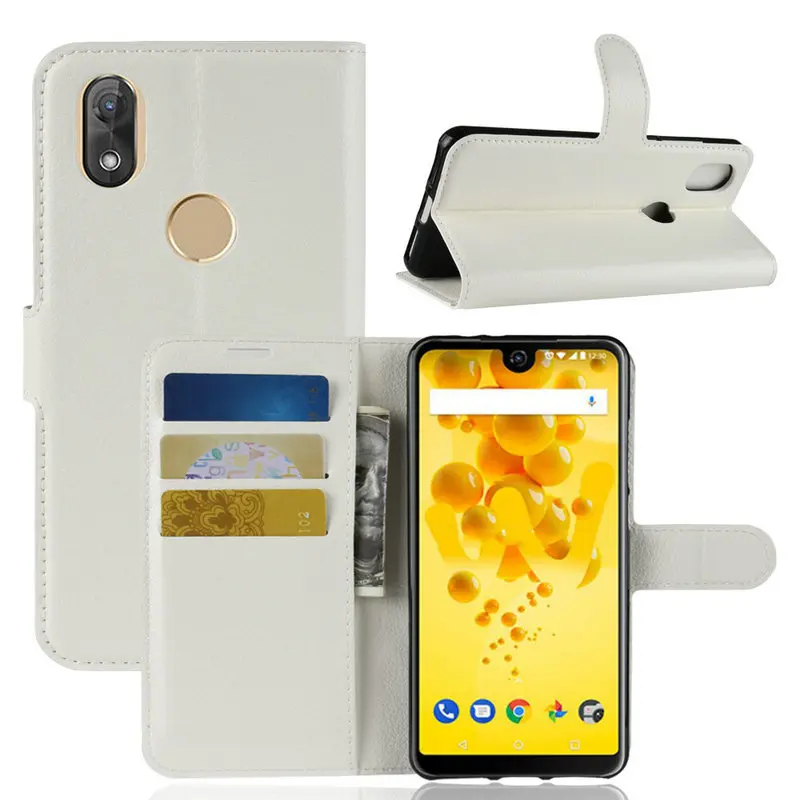 WIERSS Wallet Phone Case for Wiko View 2 Pro View2 Flip Leather Cover Coque Etui | Мобильные телефоны и аксессуары