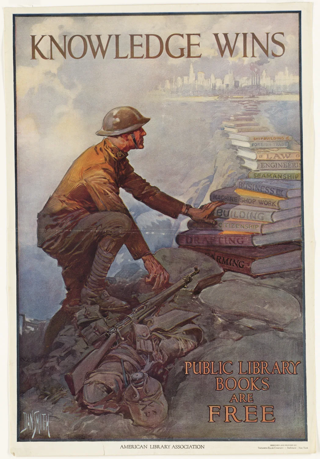 Американский WW1 WW2 винтажный военный постер Классические холщовые картины