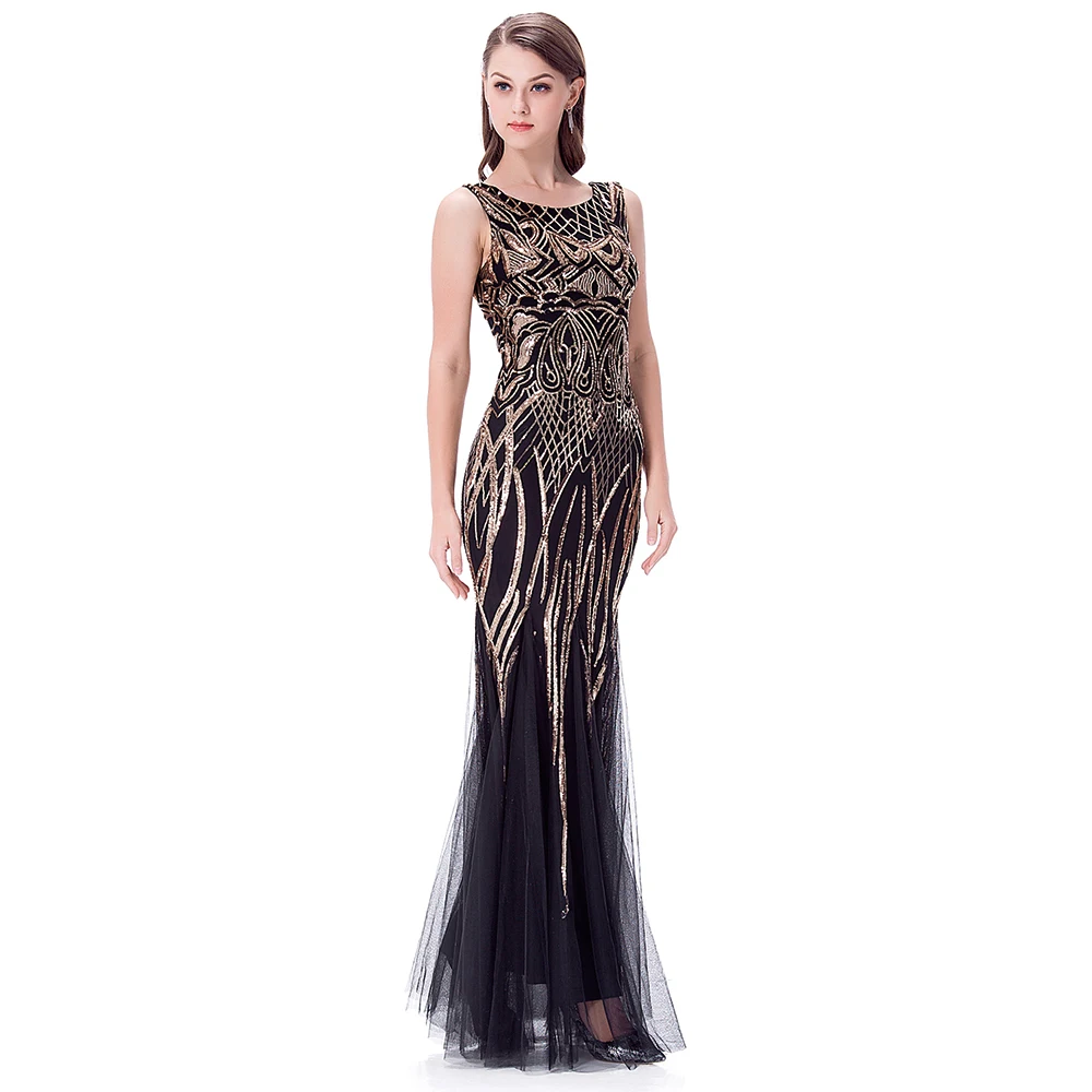 Angel-Fashion, женские вечерние платья с рукавами-крылышками для мамы невесты, Abendkleid, золотистые Светоотражающие платья с блестками, 377