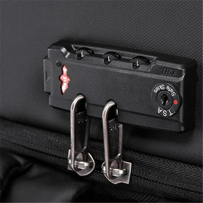 2018 Новый Анти-Вор USB подзарядка мужской замок рюкзака дизайн деловой модный