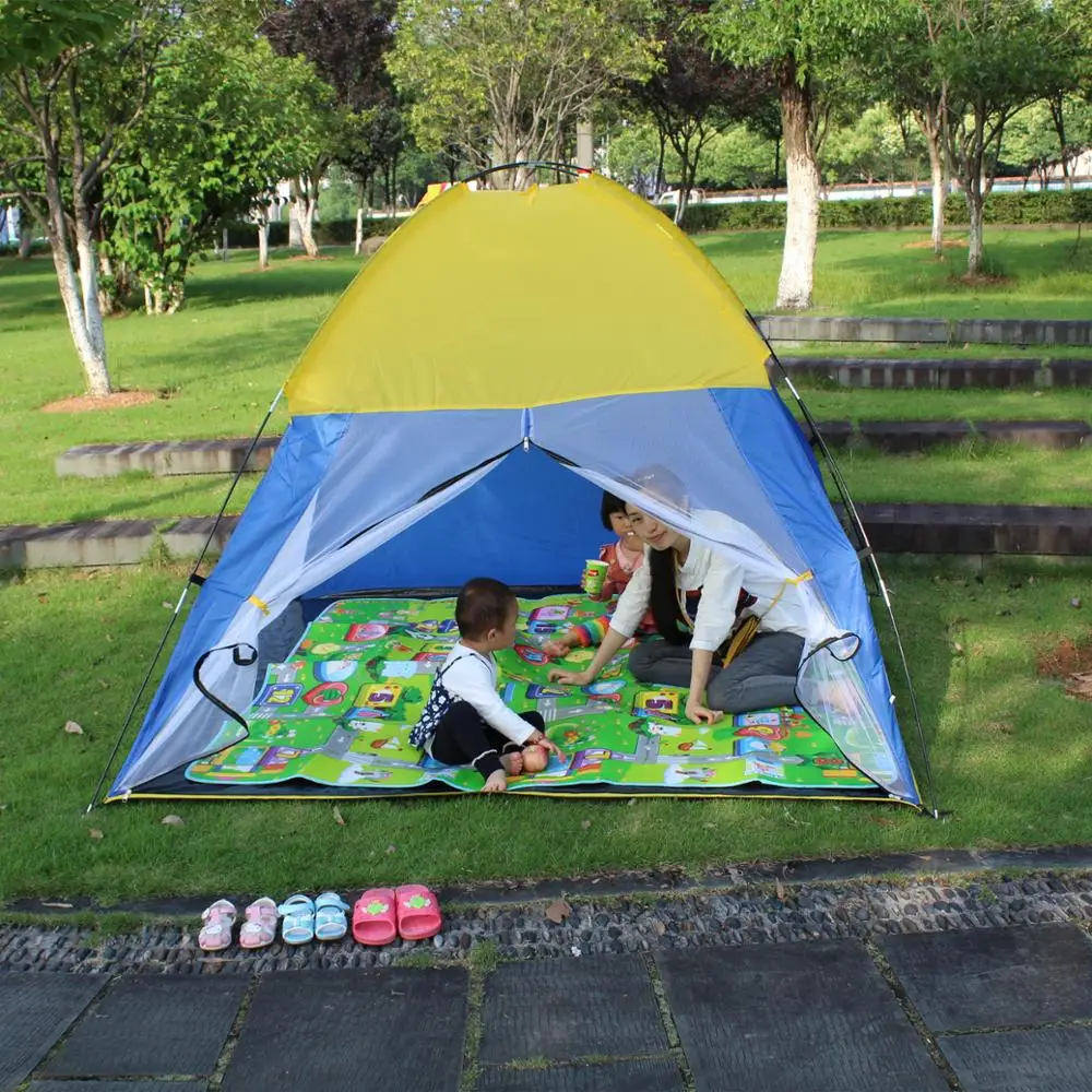 Пляжная палатка для отдыха на 3-4 человек антимоскитная сетка дышащая дома и пляжа