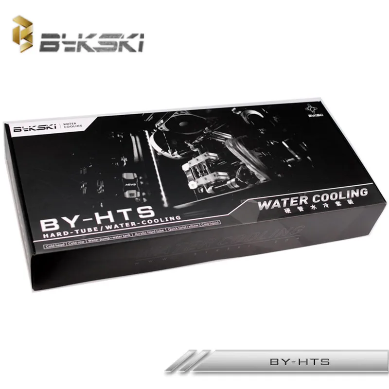 Bykski водяное охлаждение жесткий Комплект труб процессор радиатор костюм блок +