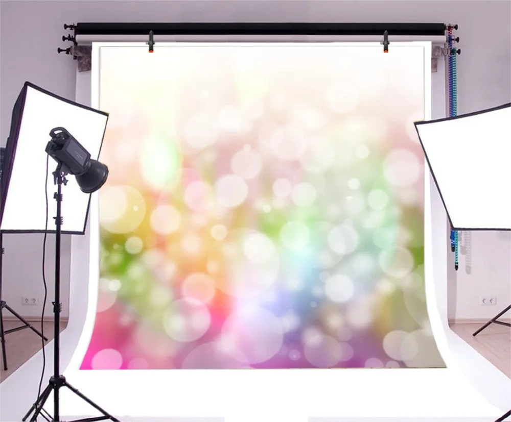 Laeacco Dreamy Polka Dots Light Bokeh Love Party Decor Baby Child Portrait Photographic Backgrounds Photo Backdrops Studio | Электроника