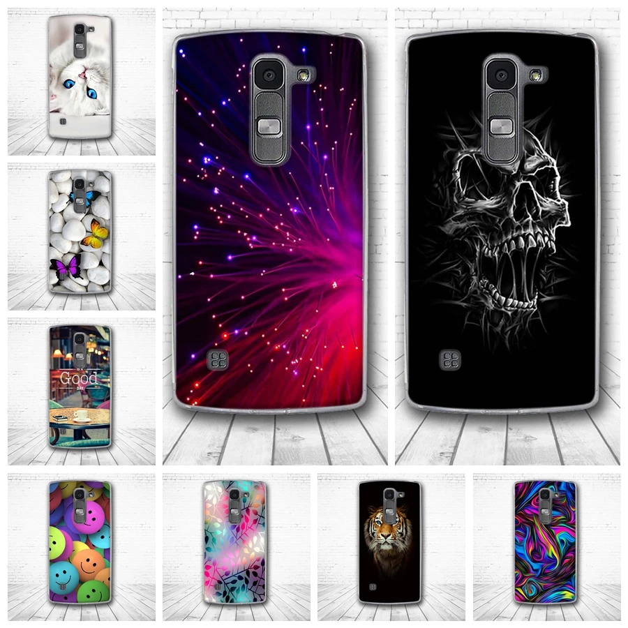 Мягкий чехол для LG Spirit роскошный 3D рельефный чехол-накладка с принтом 4G LTE H440N H420