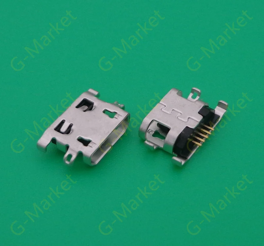

100pcs Micro Dock Connector USB Charging Port For Wiko View 2 Replacement Parts For Elephone P8 Max MTK6750T