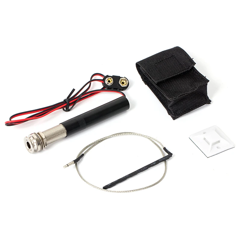 

Endpin Jack Preamp Active Piezo Pickup Kit для фотографий
