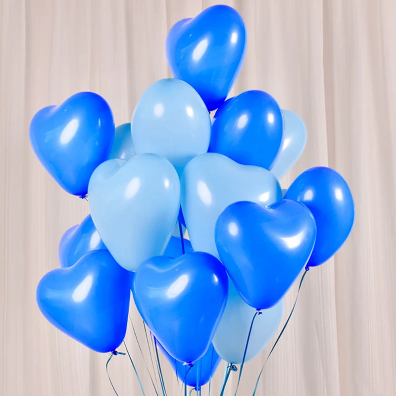 20 шт./лот 2 г романтические милые латексные воздушные шары в форме красного сердца