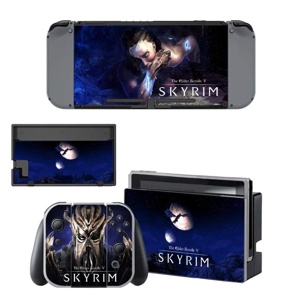Виниловая наклейка The Elder Scrolls V SkyrSkin для Nintendo doswitch s skins Switch NS консоль Joy Con