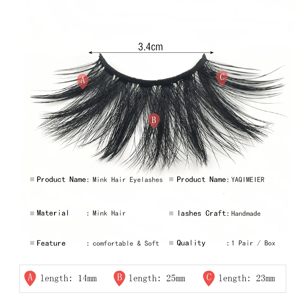 Натуральные ресницы оптом искусственные 25 мм норковые драматические мягкие