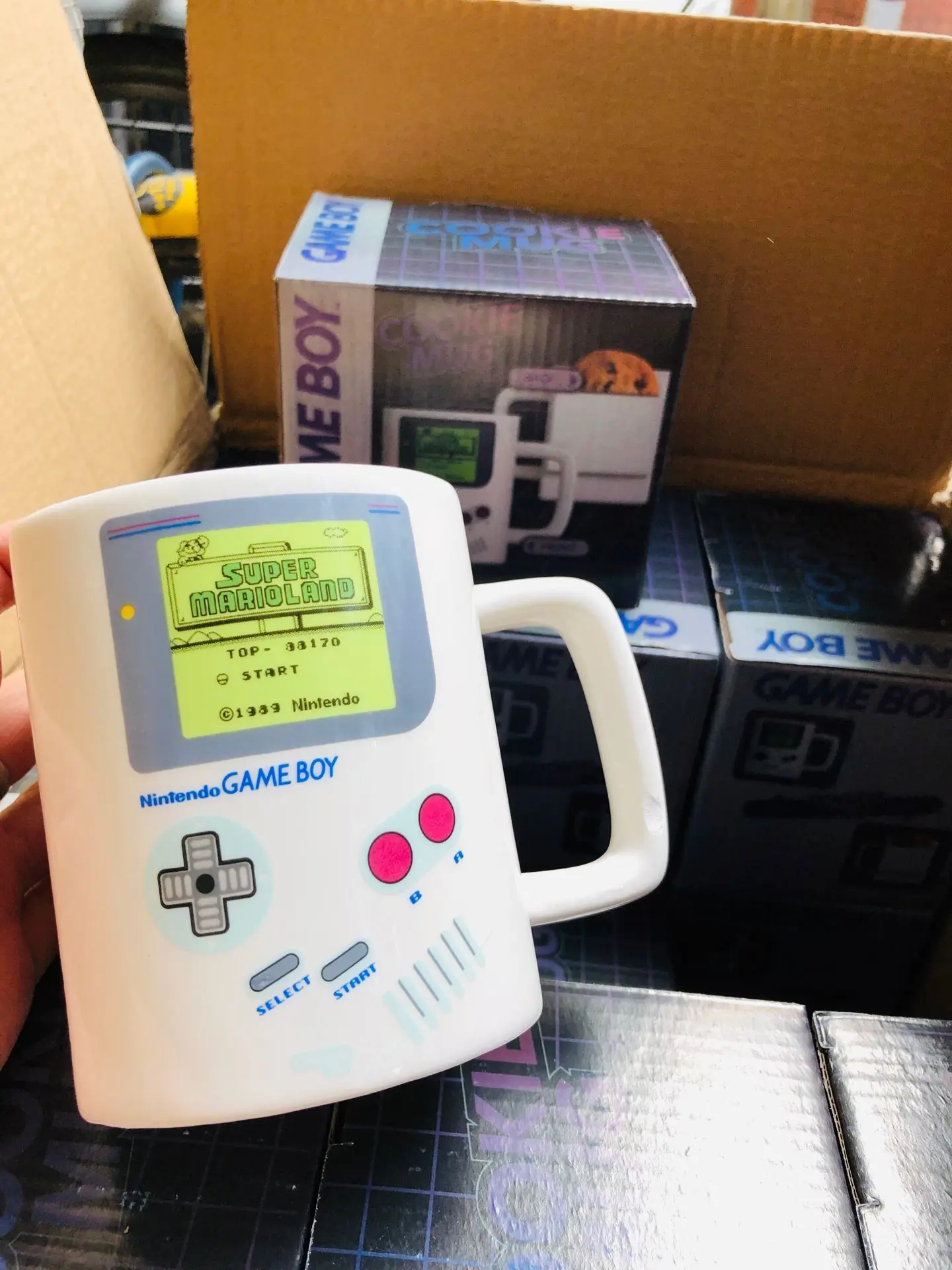 Game boy керамические кружки кофе печенье чашки и кружки Творческий mark посуда