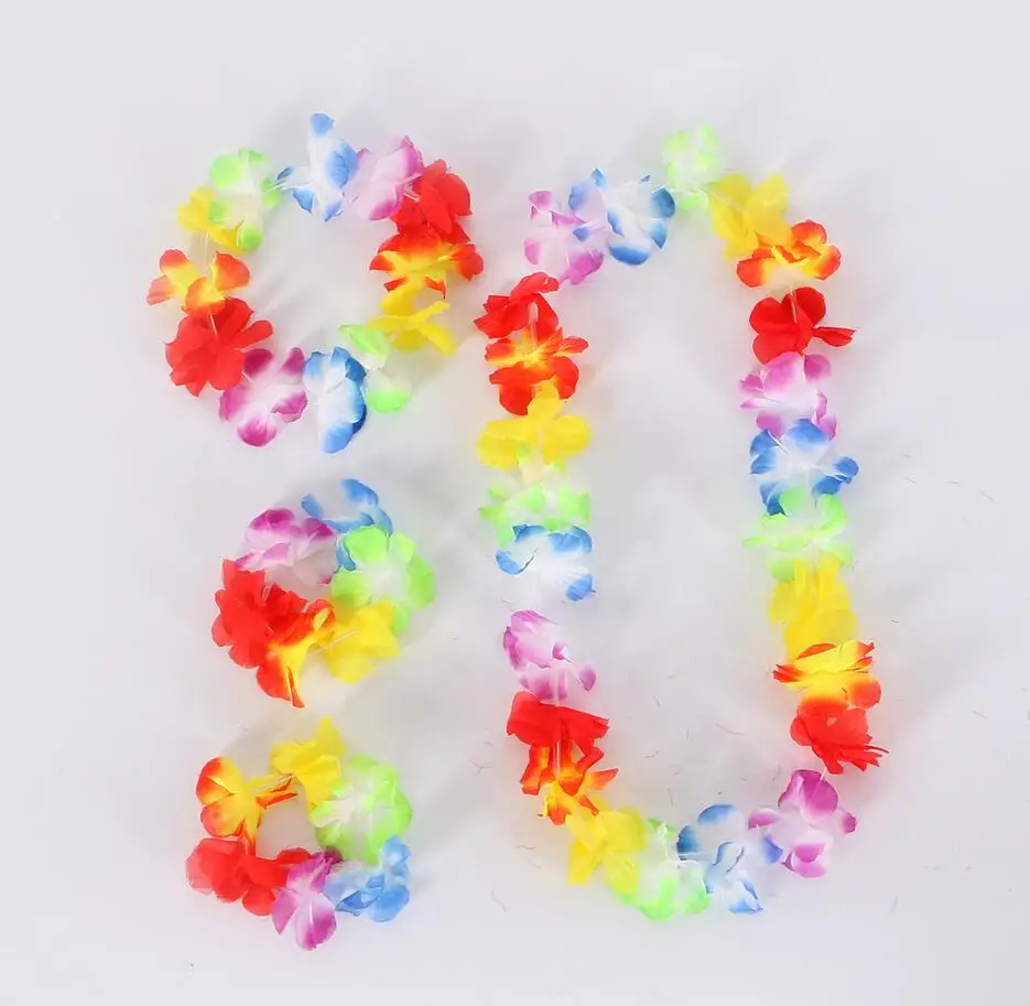 4pcs garland Новинка пляжные Гавайские вечерние пивные солнцезащитные очки с Фламинго Свадебные украшения креативные забавные мультяшные ананасы летние товары для вечеринок - Цвет: 4pcs garland