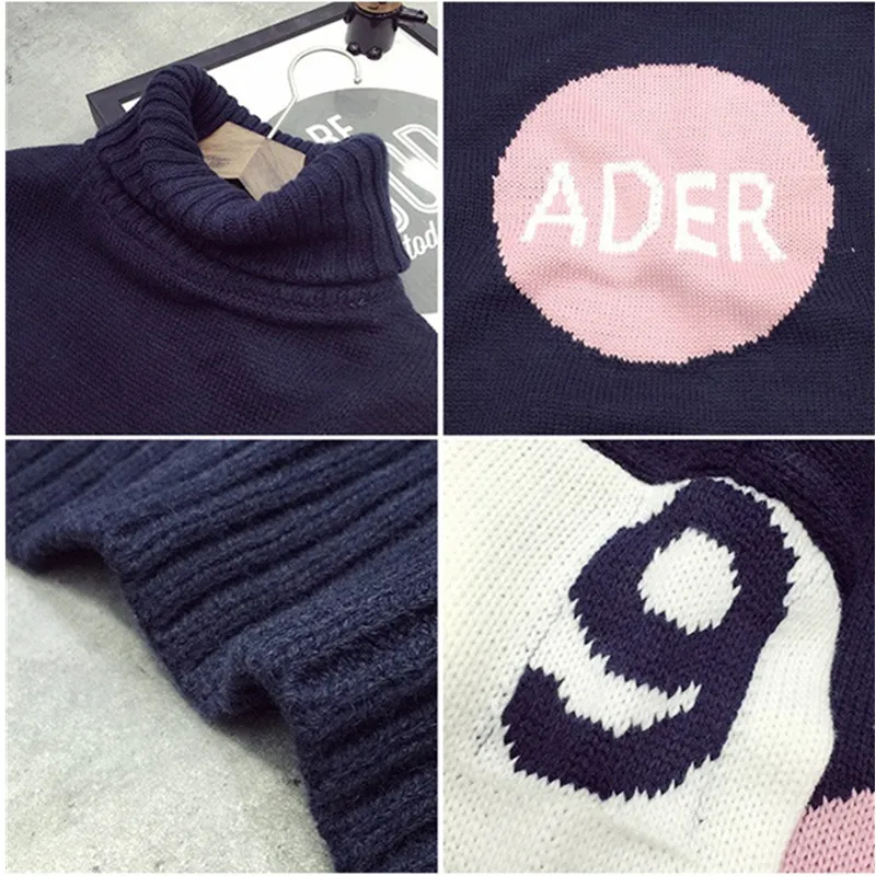 Весенне-осенняя одежда пуловер Женский вязаный свитер водолазка элегантный с