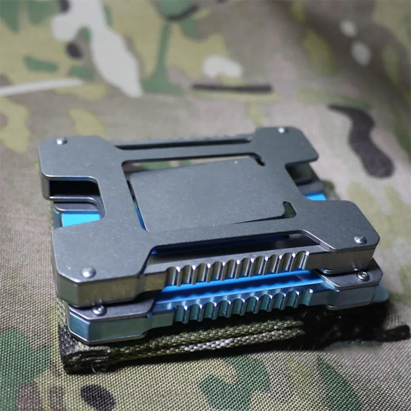 Натуральная 89x60x10 мм 64g 5 шт карты Ёмкость Титан TC4 EDC по противодействию коррозии