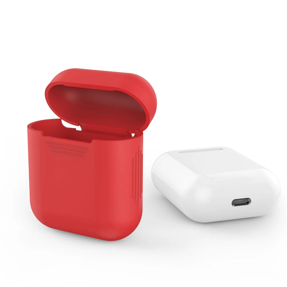 Силиконовый чехол для Apple AirPods ударопрочный защитный беспроводных наушников s |