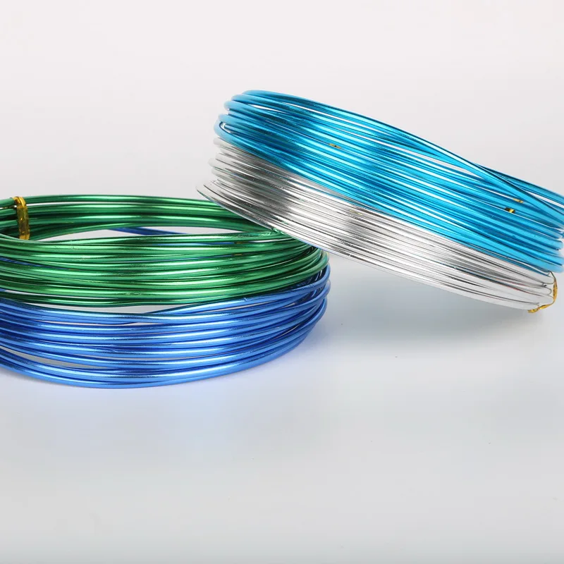 Новое поступление разноцветная цветная алюминиевая проволока диаметром 1 5 мм
