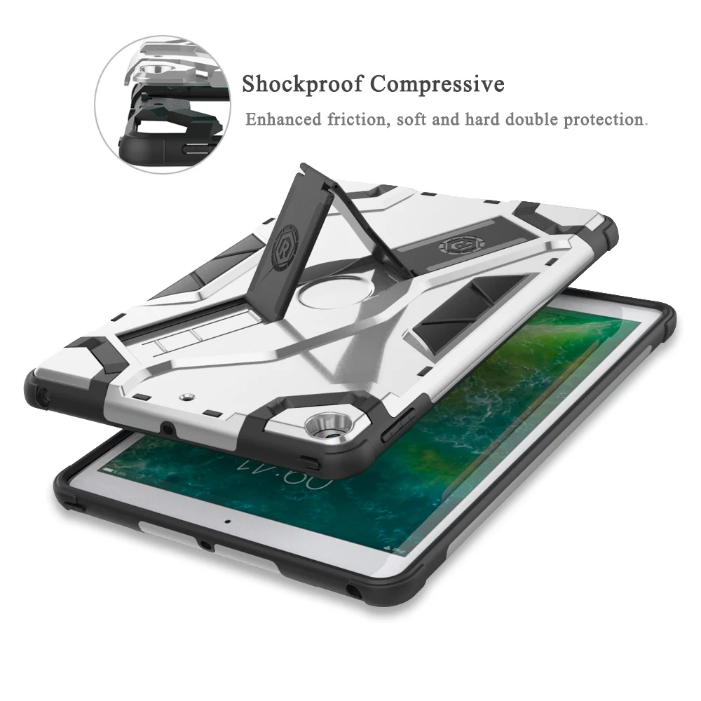 Противоударный чехол с откидной ножкой и полной защитой для нового iPad 9 7 дюйма 2017