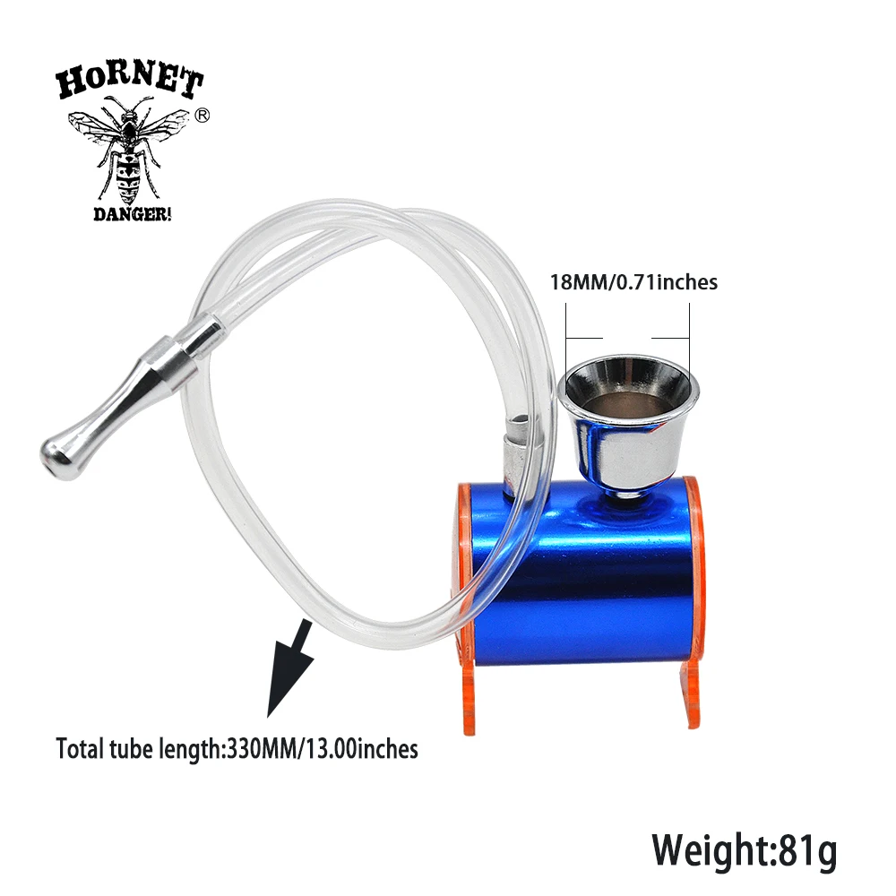 HORNET курительная трубка Творческий Алюминий и акрил кальянокурения