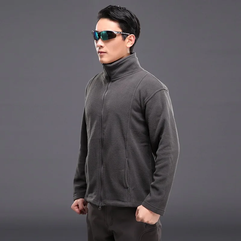Ganyanr брендовая флисовая куртка Для мужчин Охота открытый Пеший Туризм Windstopper