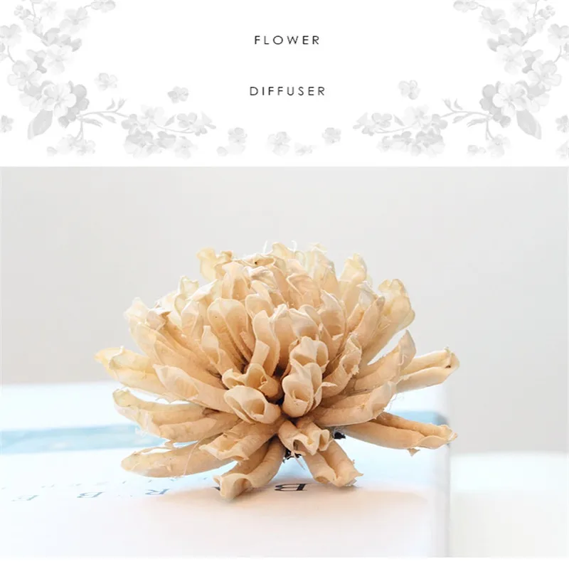 DIY сплошной цвет кунжута цветок ротанга простой стиль тростниковый диффузор