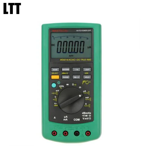 MASTECH MS8218 50000 отсчетов True RMS DMM Цифровой мультиметр дБ метр Интерфейс multimetros multimetr