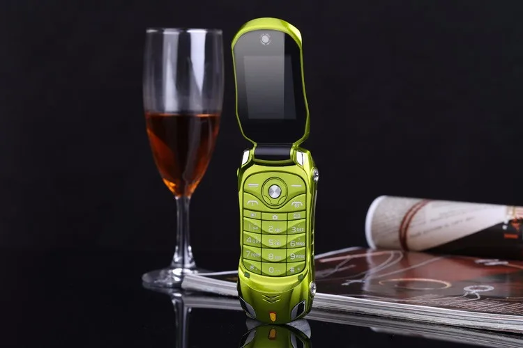 Роскошный автомобильный флип-телефон NEWMIND F15 Bluetooth Mini celular с двумя sim-картами 800 мАч разблокированный маленький мобильный телефон
