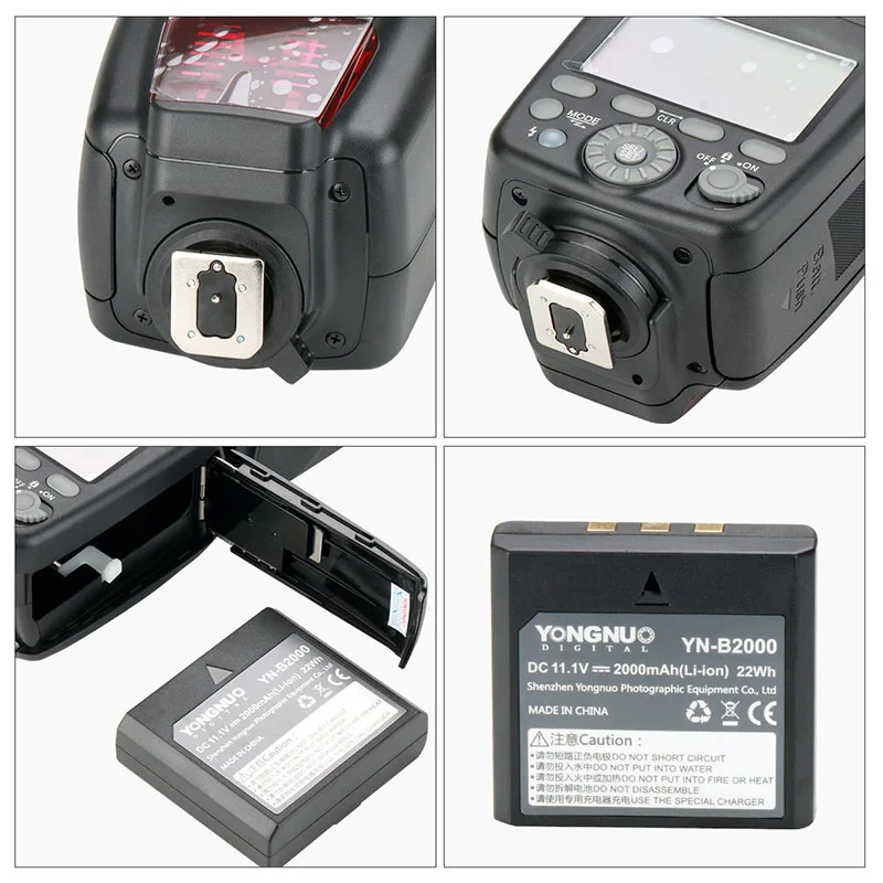 2018 YONGNUO YN720 литиевая Вспышка Speedlite с литий-ионной батареей для Canon 1100d 650d 600d 70d 700d Nikon