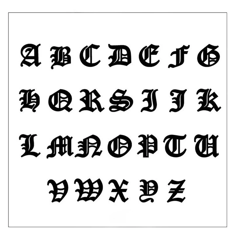 1 пара женские серьги с буквами|Серьги-гвоздики| |