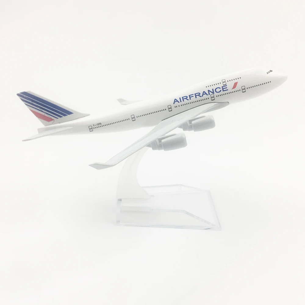 1/400 весы летательный аппарат Boeing 747 Air Франция 16 см сплав модель B747 игрушки для