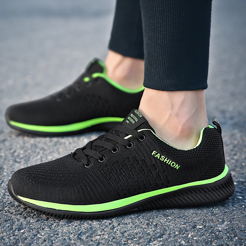 New Mesh Men Casual Shoes Lac-up Sneakers Lightweight Comfortable Breathable Walking shoes Tenis Feminino Zapatos |