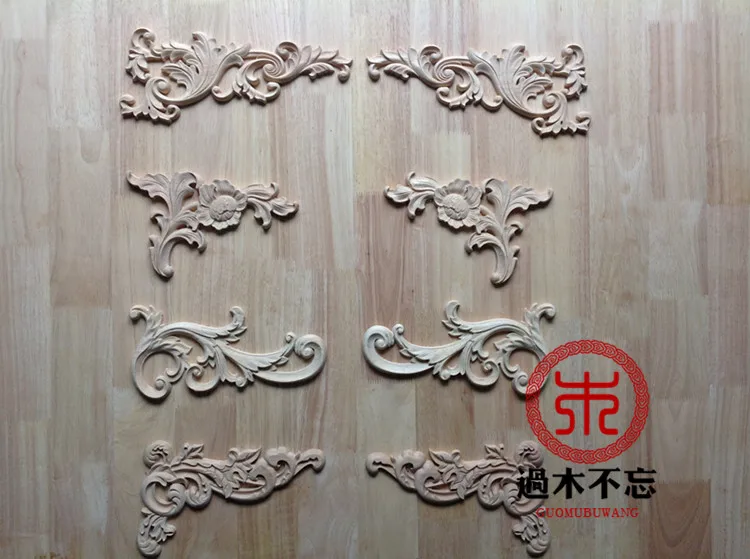 

Do not forget to log in Dongyang wood wood trim rose floral applique European background wall fireplace window trim