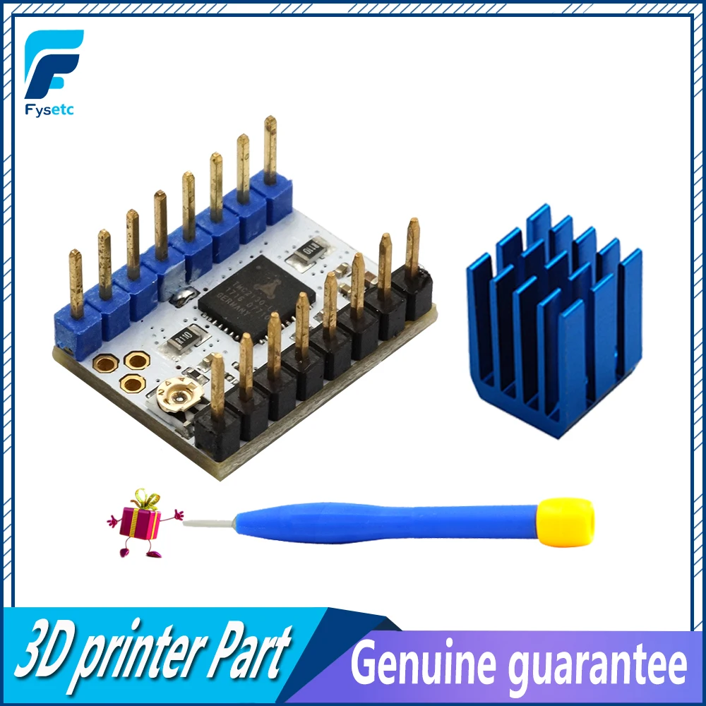 

2pcs TMC2130 Stepping Motor Mute Driver Stepstick Power Tube Built-in Driver Current 1.4A Peak Current 2.5A Replace TMC2100