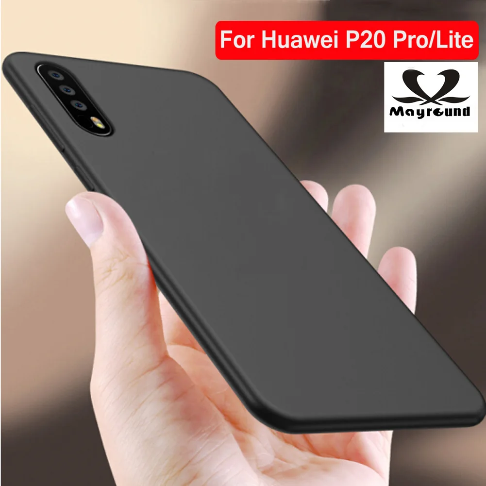 Mayround For Huawei P20 Pro/P20 Lite Silicone Case Ultra Slim Thin Matte Shockproof Protective Phone Cases Covers Capa |