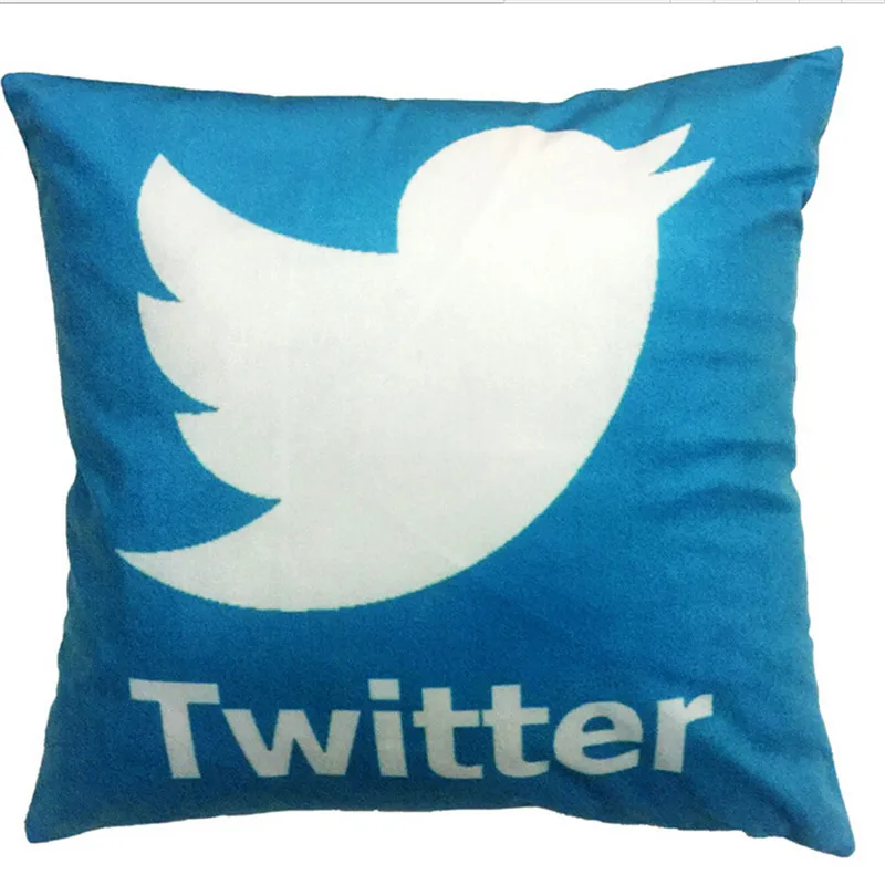 Мгновенные сообщения приложения дизайн Чехол для подушки Facebook YouTube Skype рекламы