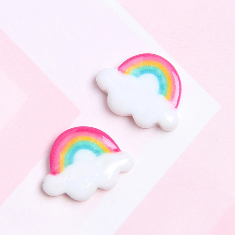 10 шт./лот шармы слизи Мини Diy Смола Uni кукурузный наполнитель прозрачные