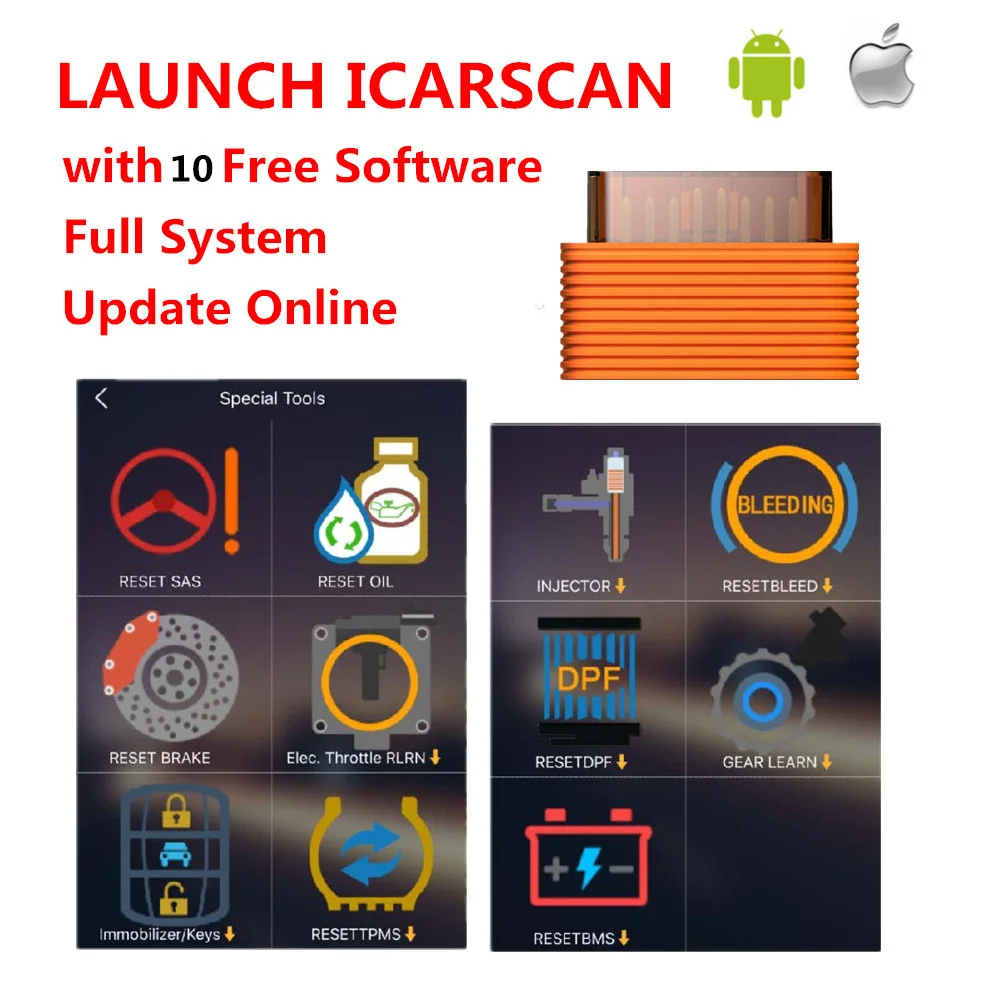 Launch iCarScan такой же как launch X431 Easydiag 3,0 2,0 iDiag mdiag ELM327 Bluetooth OBD2 сканер получите бесплатно 10 бесплатного программного обеспечения