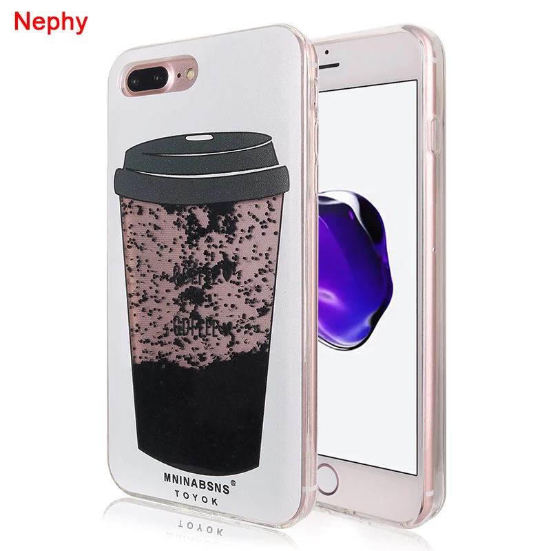 Nephy зыбучие пески телефон чехол для iPhone X 10 6s 7 8 Plus samsung Galaxy S7 край S8 S9 плюс Роскошный