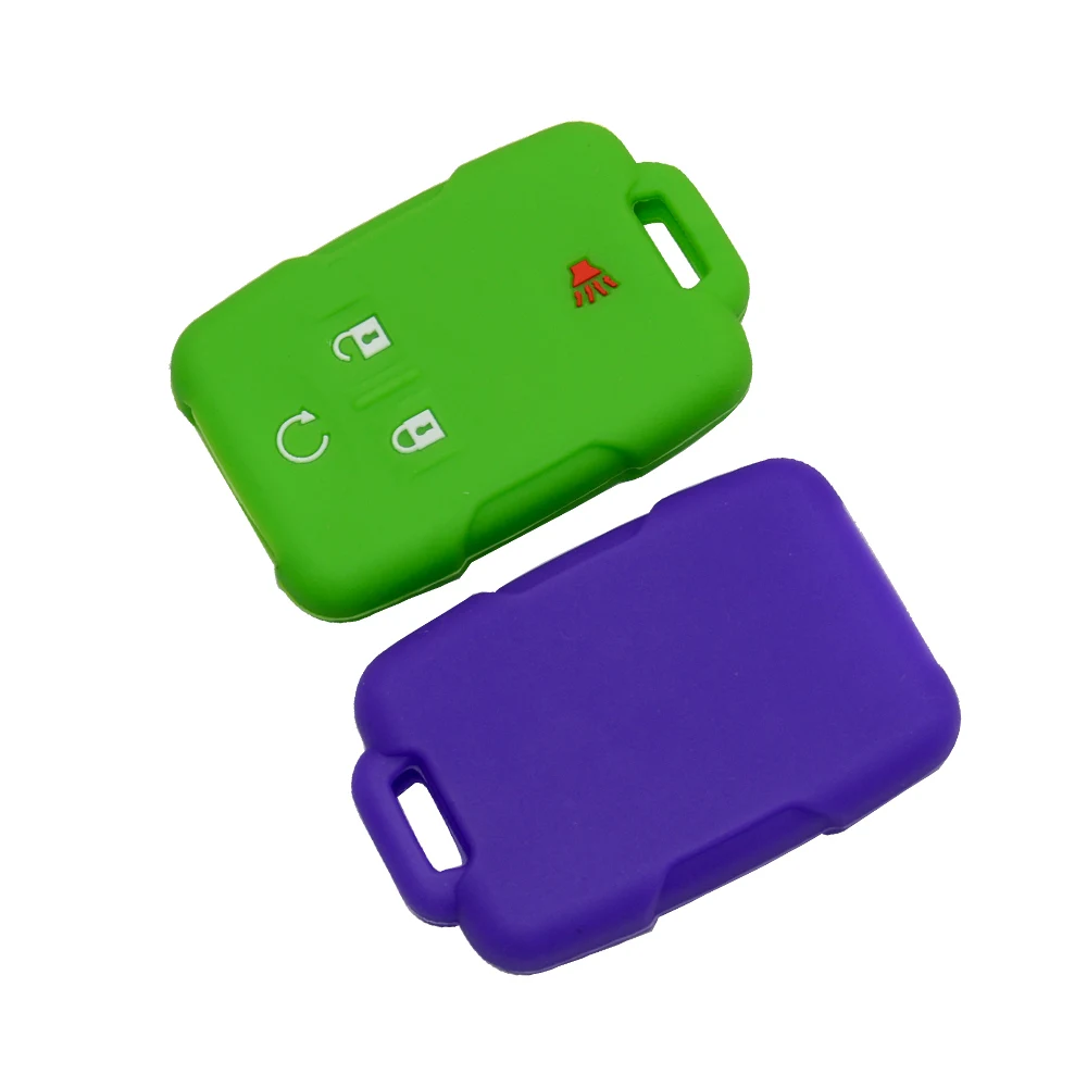 Силиконовый чехол OkeyTech с 4 кнопками мягкий силиконовый для автомобильных ключей