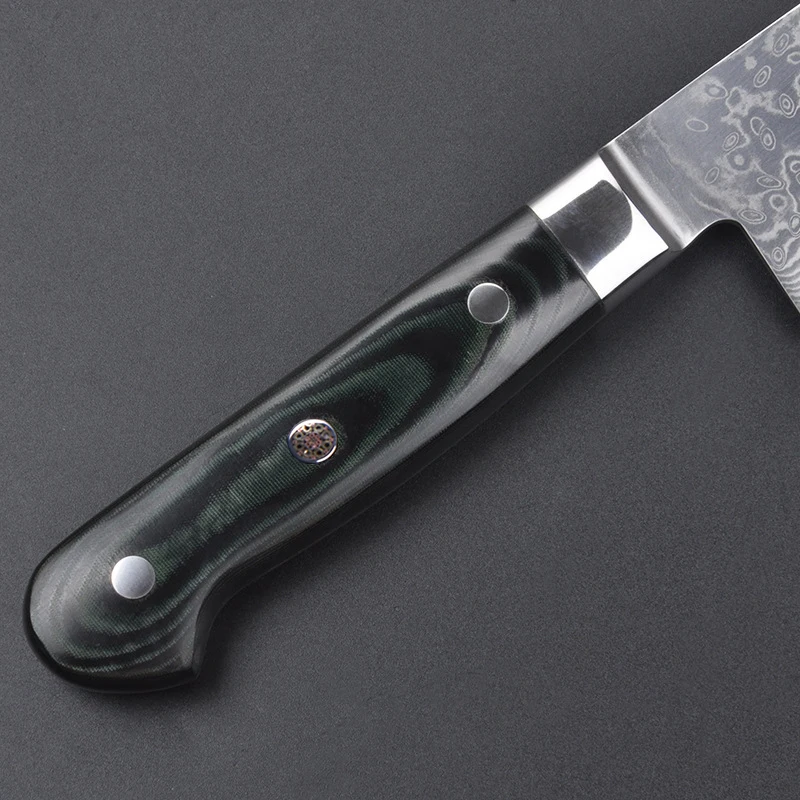 Кухонный нож VG10 японские поварские ножи из дамасской стали Gyuto нержавеющей резак