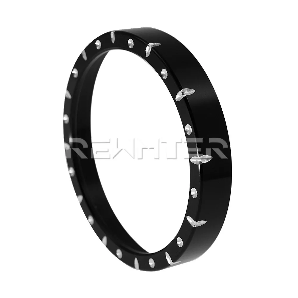 Мотоциклетный астеризм Спидометр отделка ободок Обложка заготовка черный для