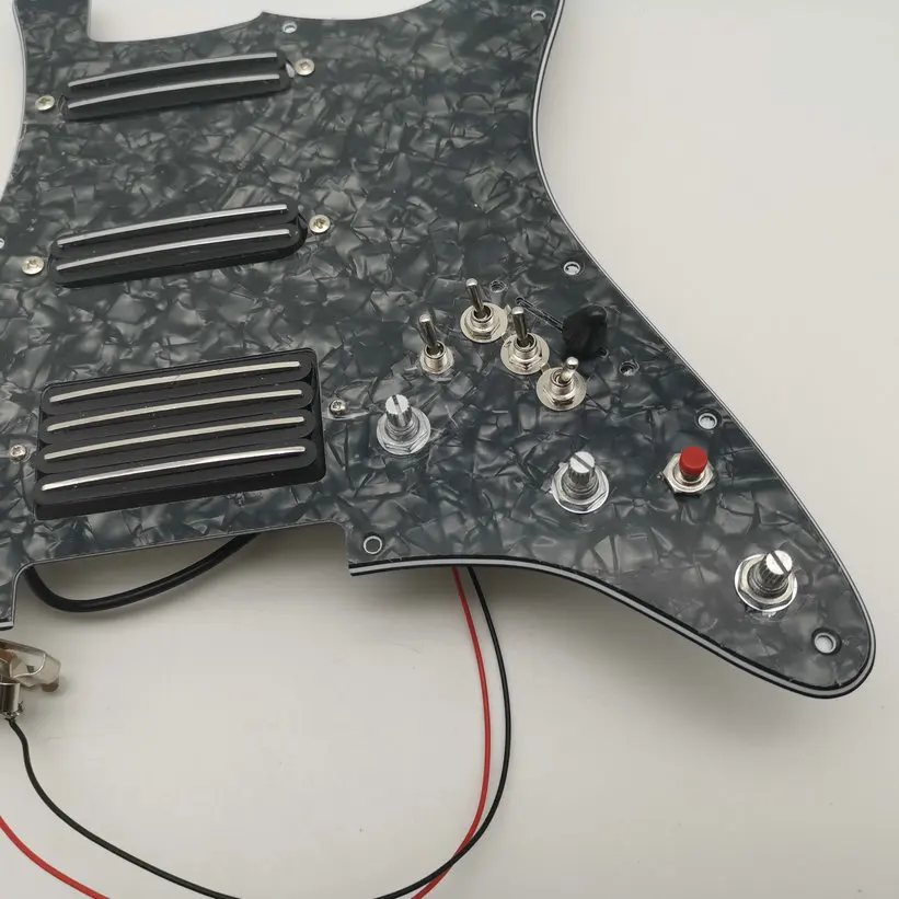 Двухканальные гитарные звукосниматели Pickguard SSH Хамбакеры 3 независимая функция Push Pull 1 Улучшенная тональная функция Stratocast
