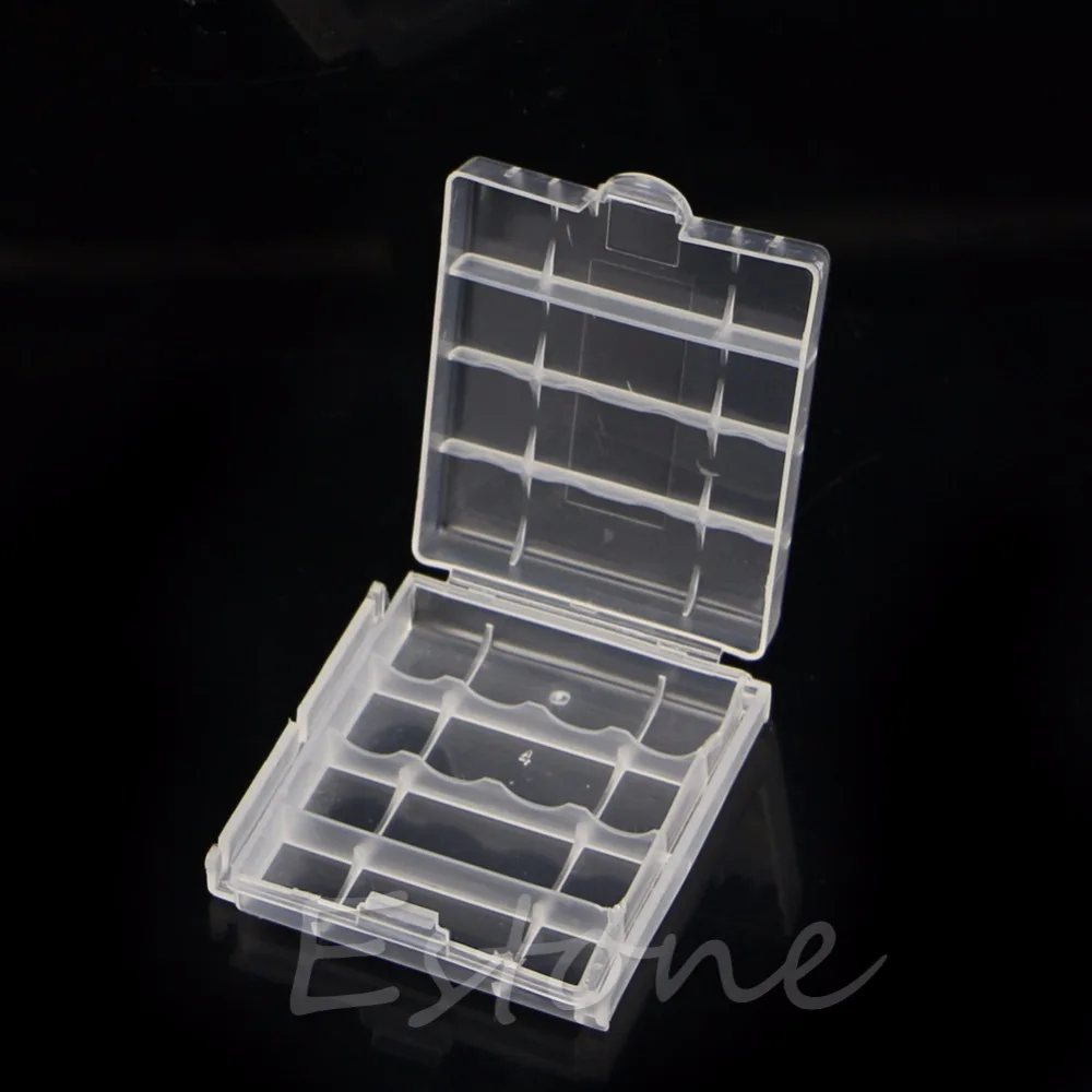 10 шт. жесткий пластмассовый футляр для аккумулятора держатель ящик хранения 4X АА