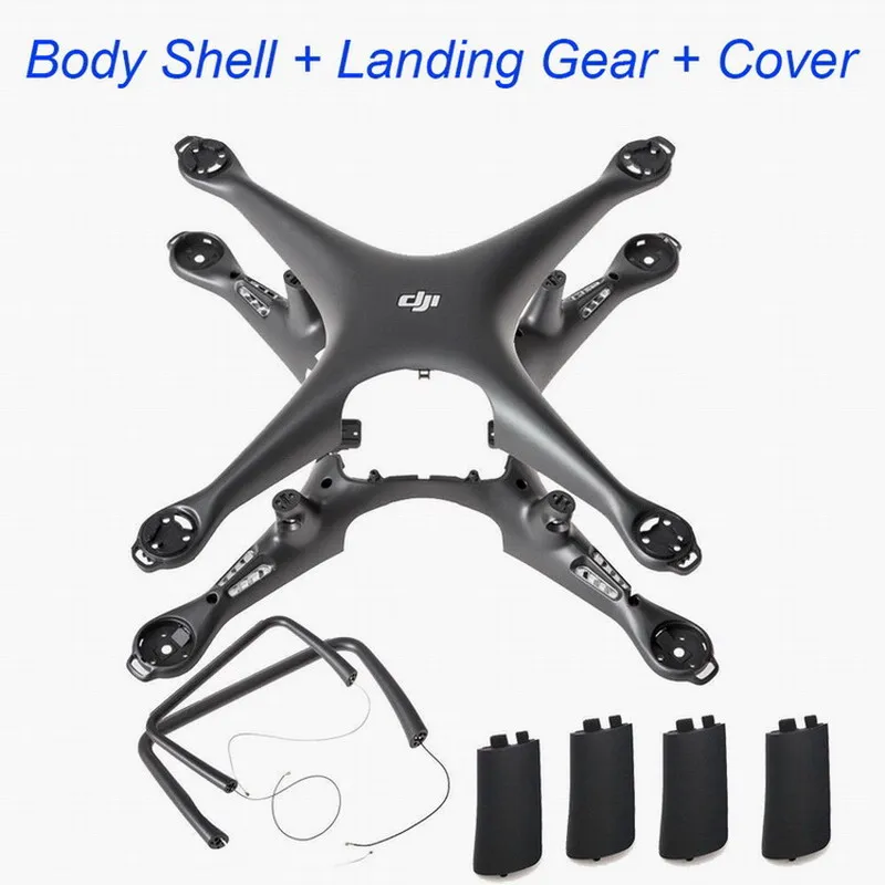 1 full set Подлинная Верхняя Нижняя часть корпуса шасси и крышка для DJI Phantom 4 Pro OBSIDIAN EDITION DJI запасная часть - Цвет: 1 full set