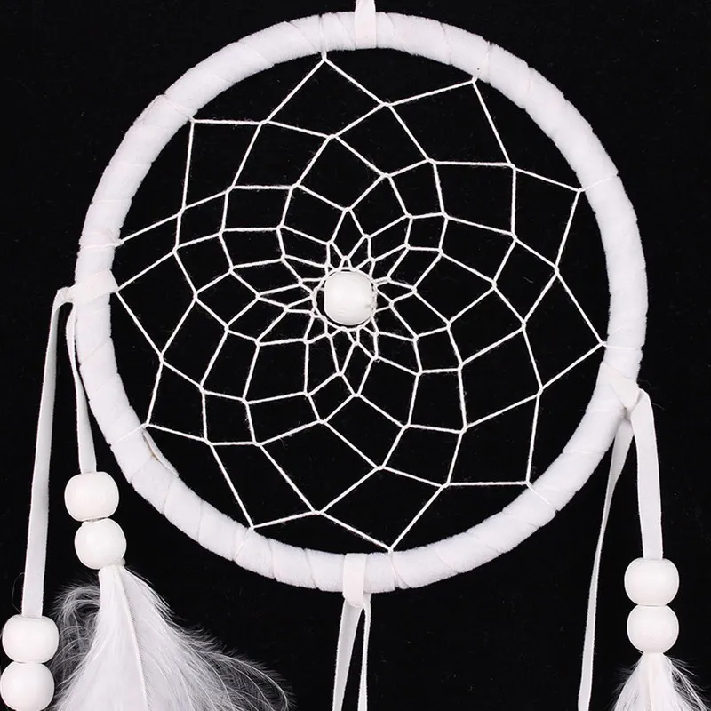 55 см колокольчики ручная работа Ловец снов сетка с перьями настенный висящий - Фото №1