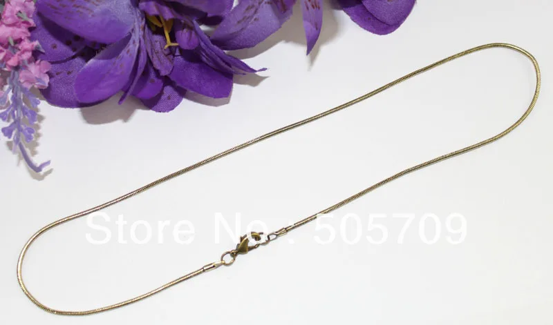 Ожерелье со змеиной цепочкой диаметром 1 5 мм 24 шт. 18 дюймов #22553|snake chain necklace|chain