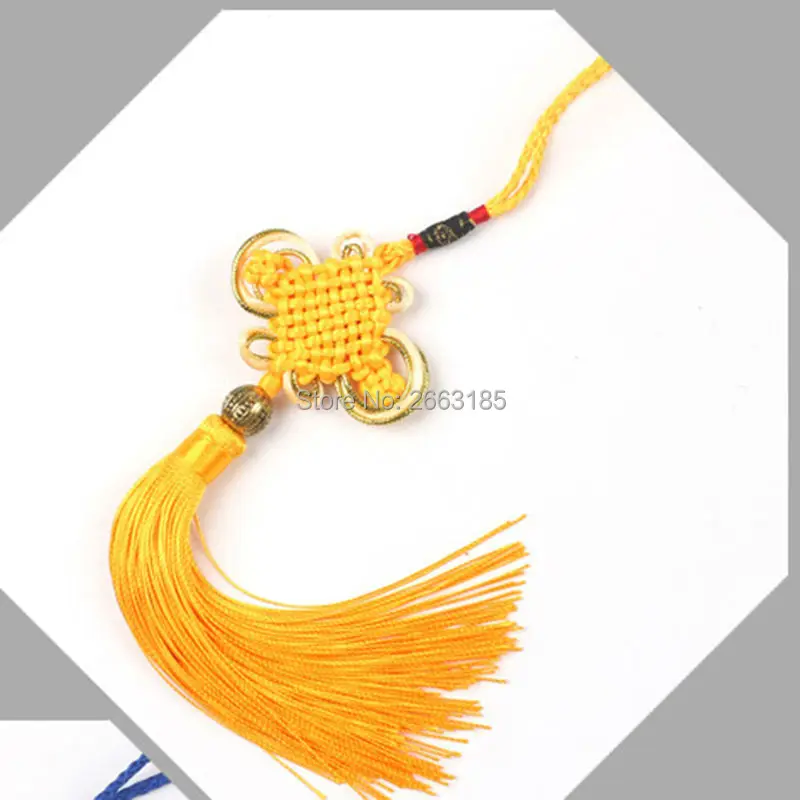 Бесплатная доставка Горячая фэн шуй удача китай узел цвет бусин Кулон талисман
