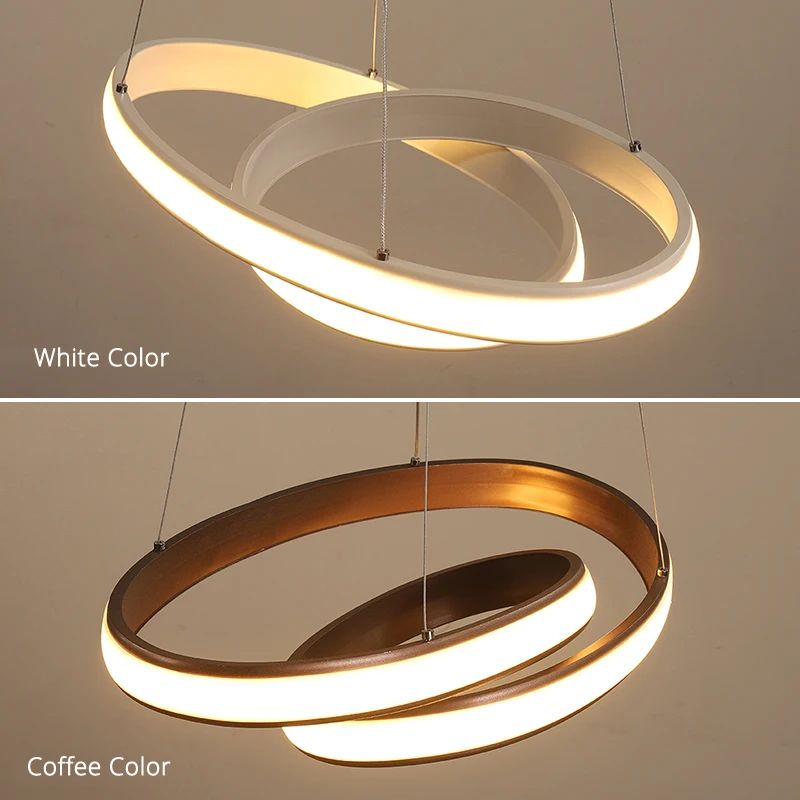 Современный светодиодный круглый подвесной светильник креативный с