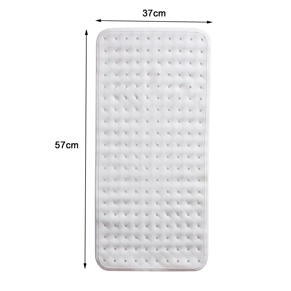 Противоскользящий силиконовый коврик для ванной с присосками 37*57 см украшения