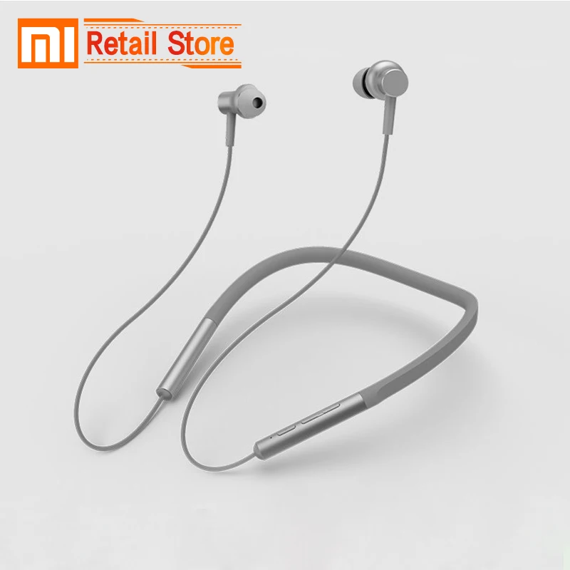 Оригинальный Xiaomi Bluetooth ошейник наушники с шейным ободком гарнитура в уши