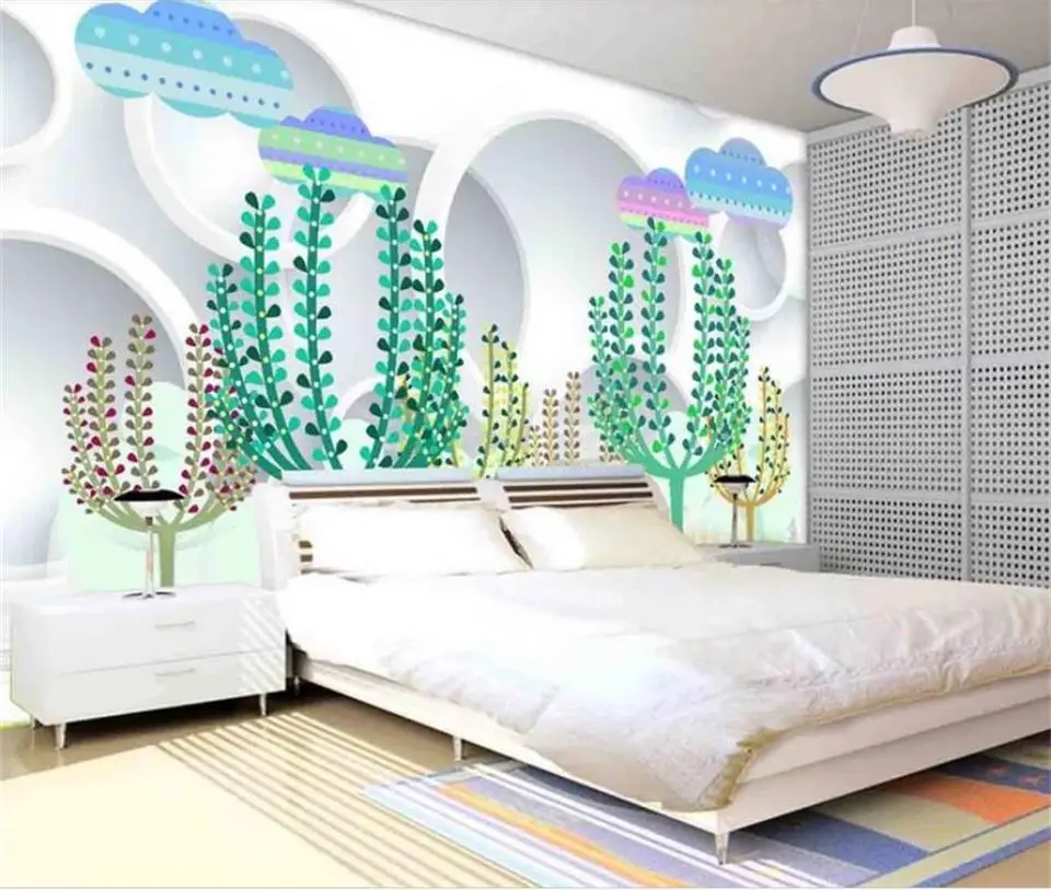 Пользовательские размеры 3D фото обои настенная кровать комната диван ТВ фон